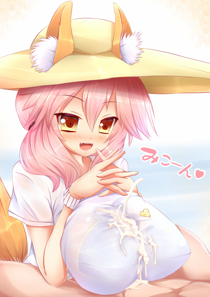 tamamo and tamamo no mae (fate and 2 more) drawn by kane-neko