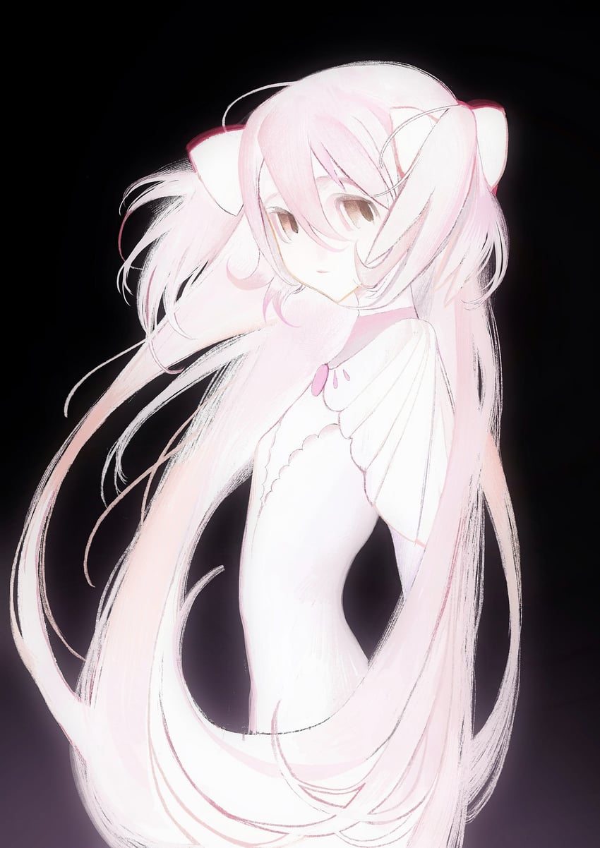 kaname madoka and ultimate madoka (mahou shoujo madoka magica and 1 more) drawn by opood