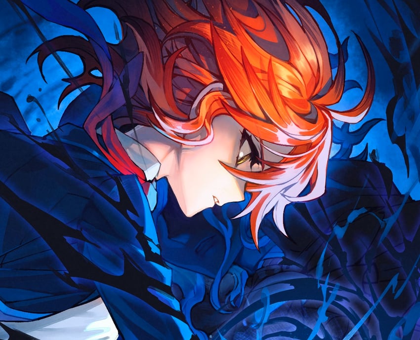 fujimaru ritsuka (fate and 1 more) drawn by routo