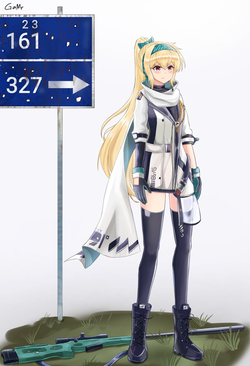 sv-98 (girls' frontline) drawn by gamryous
