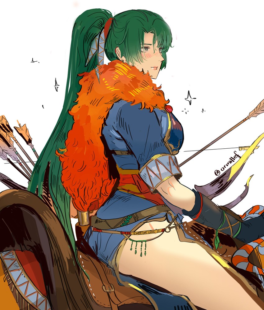 lyn (fire emblem and 2 more) drawn by ormille