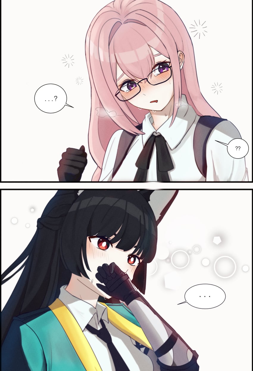 hoshimi miyabi and tsukishiro yanagi (zenless zone zero) drawn by es030103010301