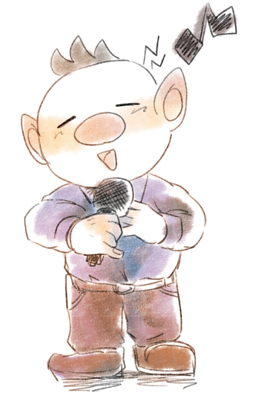 olimar (pikmin) drawn by iat-418