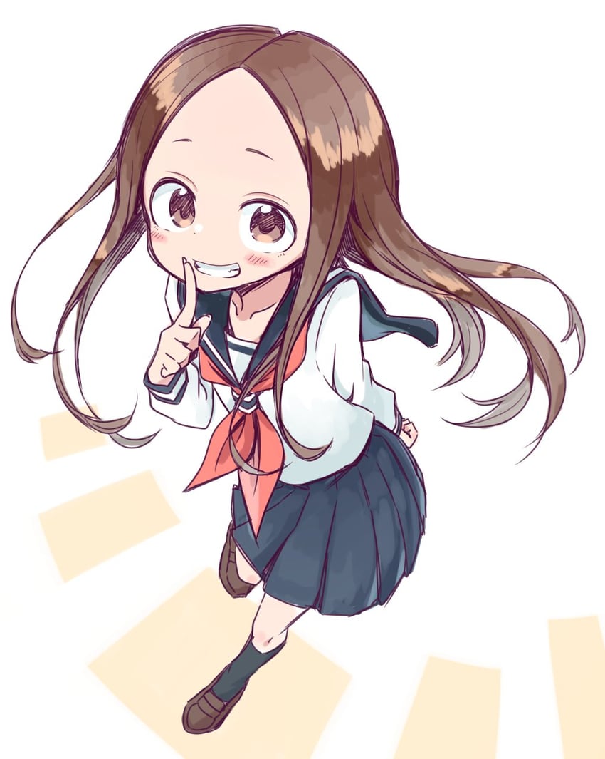 takagi-san (karakai jouzu no takagi-san) drawn by kamio_fukuchi