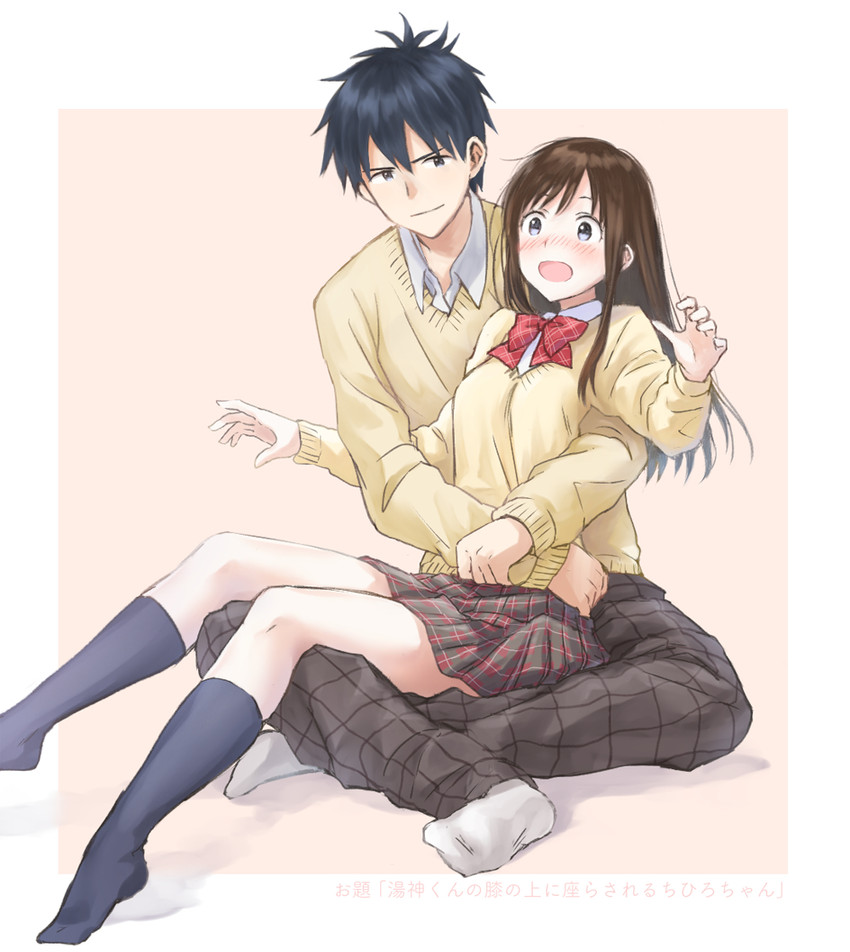 watanuki chihiro and yugami yuuji (yugami-kun ni wa tomodachi ga inai) drawn by yasumi_(user_spny5748)