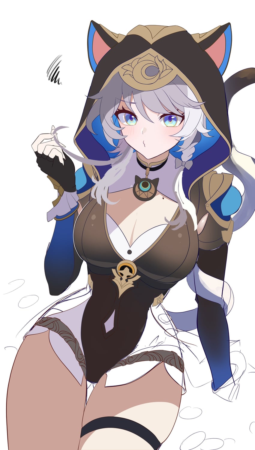cipher (honkai and 1 more) drawn by kass_(jtsp0)