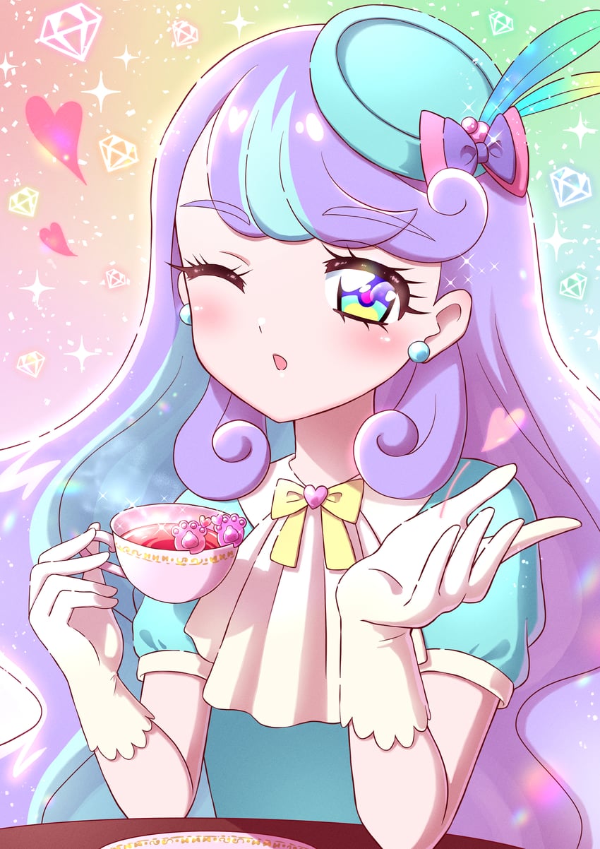 nico-sama (precure and 1 more) drawn by mochihiyo