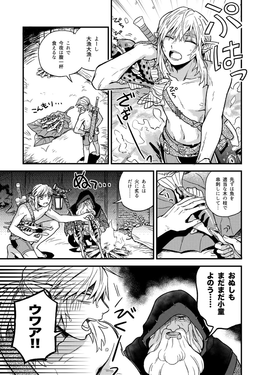 link and rhoam bosphoramus hyrule (the legend of zelda) drawn by shijima_(4jima)