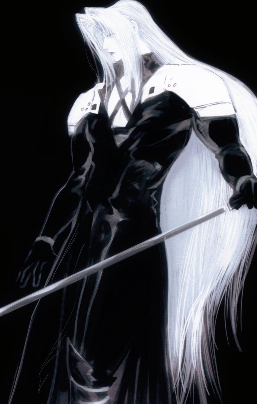 sephiroth (final fantasy and 1 more) drawn by hayashishisou
