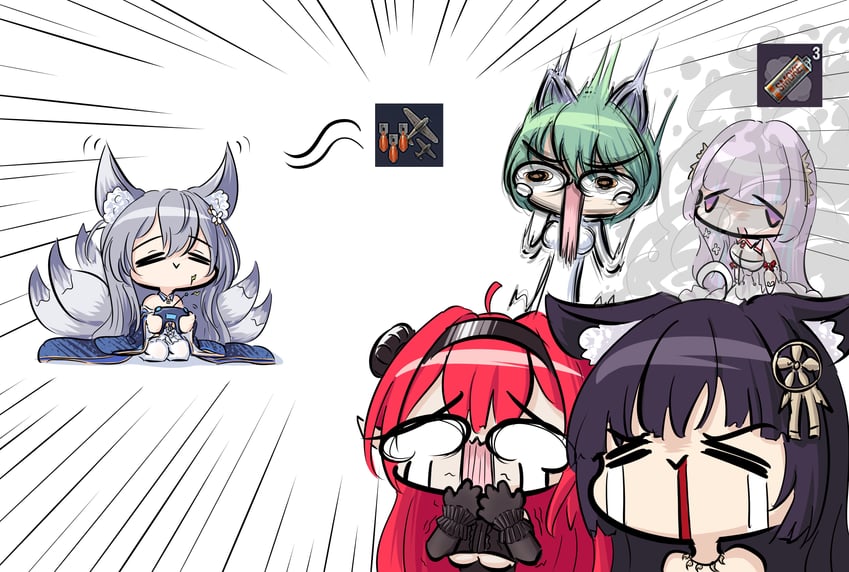 shinano, musashi, hindenburg, plymouth, and admiral nakhimov (azur lane and 1 more) drawn by gjacky