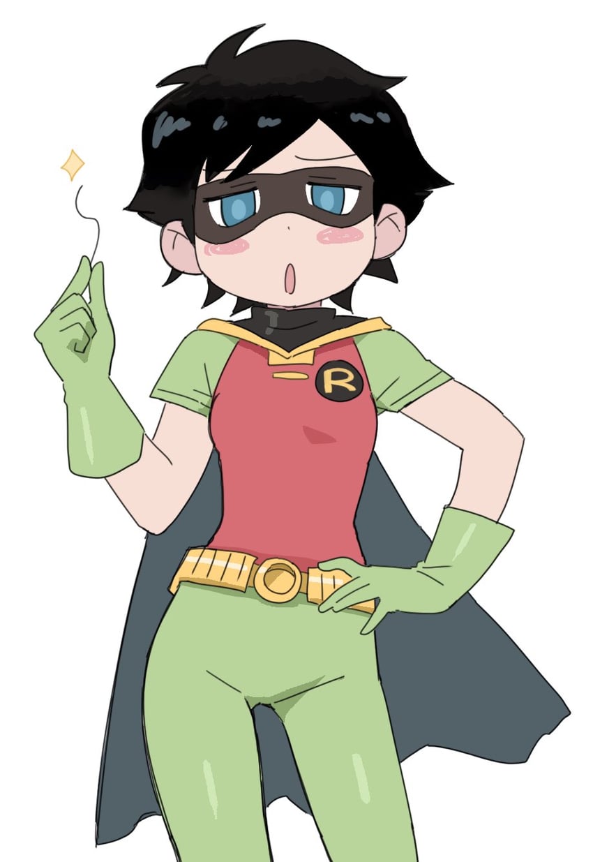 robin (dc comics and 1 more) drawn by doppelschwert
