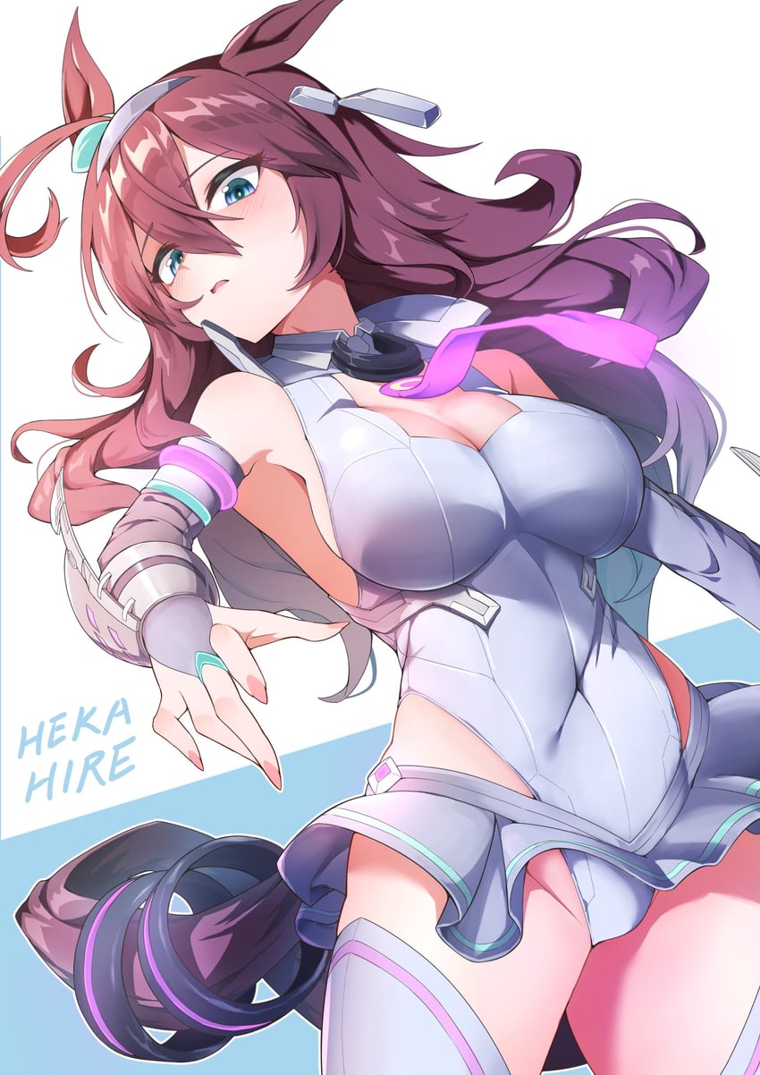 mihono bourbon (umamusume) drawn by hekahire_isurus