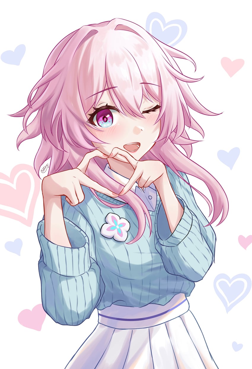 march 7th (honkai and 1 more) drawn by uting