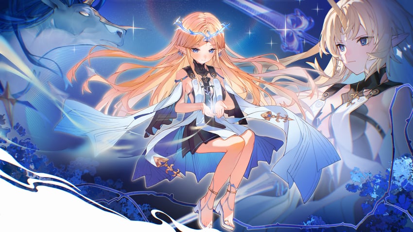 cartethyia, fleurdelys, and imperator (wuthering waves) drawn by yuhezi