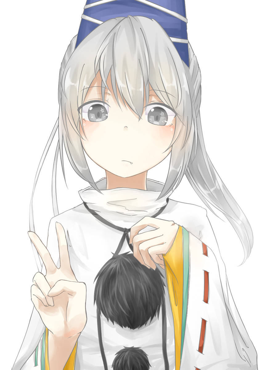mononobe no futo (touhou) drawn by riri_(no-name_girl)