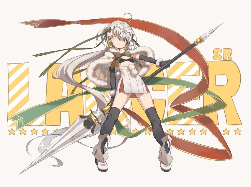 jeanne d'arc alter santa lily (fate and 1 more) drawn by amana_(pocketkey)
