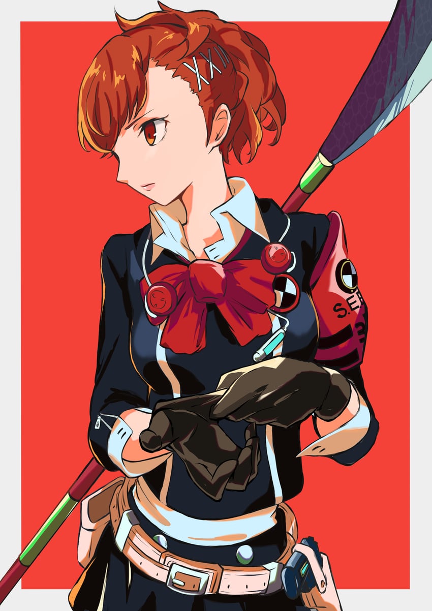 shiomi kotone (persona and 3 more) drawn by pekeponn