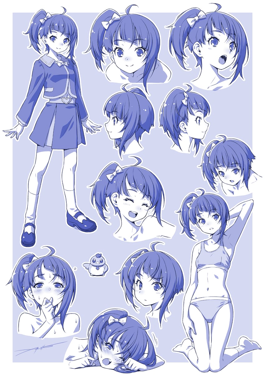 sora harewataru and yuunagi tsubasa (precure and 1 more) drawn by kazuma_muramasa