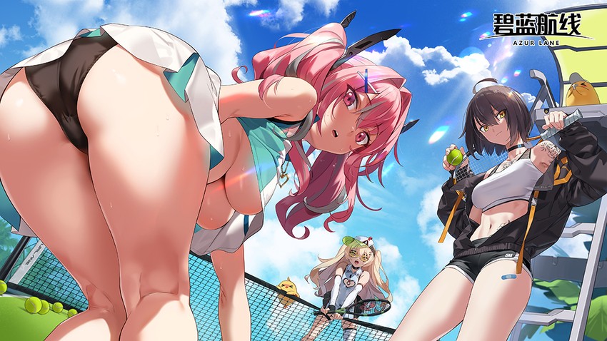 manjuu, bremerton, baltimore, and bache (azur lane) drawn by yd_(orange_maru)
