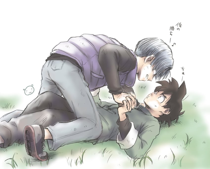 trunks and son goten (dragon ball and 2 more) drawn by ayata-haikyu