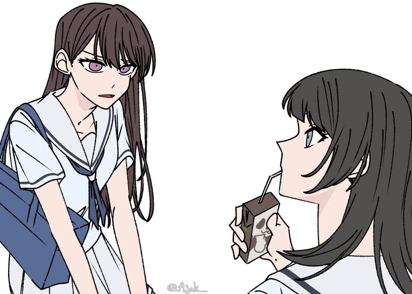 shiina taki and yahata umiri (bang dream! and 1 more) drawn by a_jak