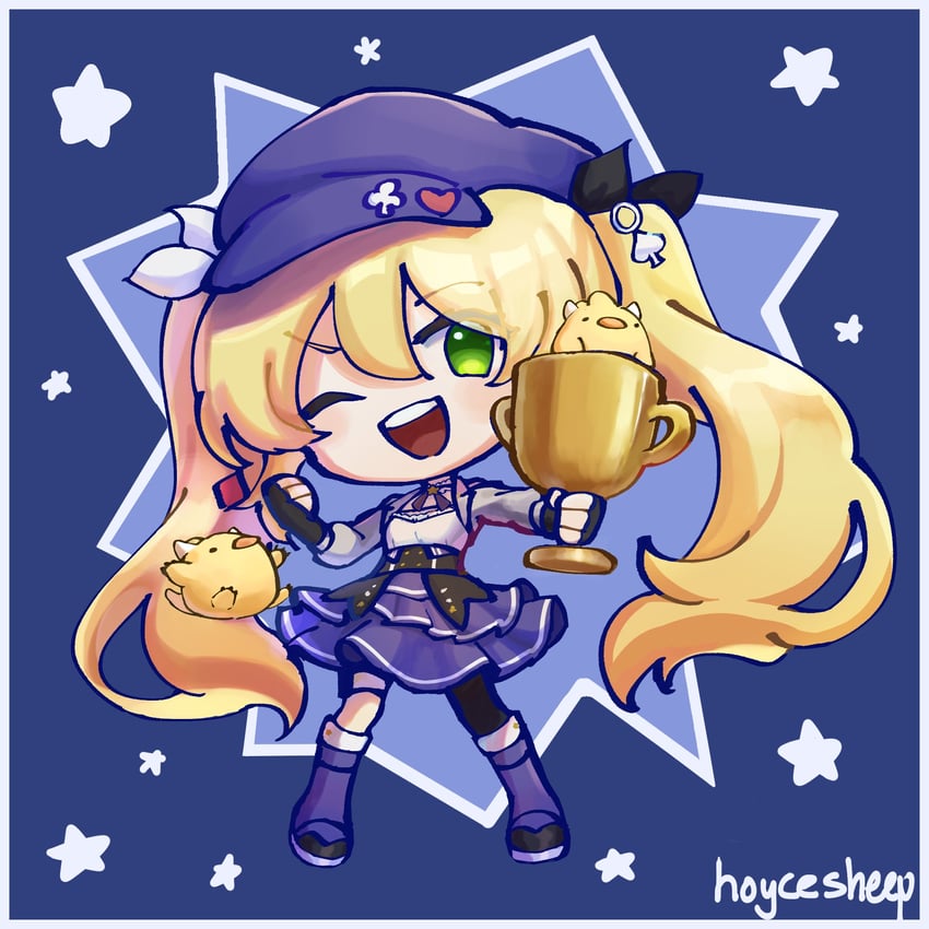 dokibird and dragoon (indie virtual youtuber) drawn by hoyce_sheep
