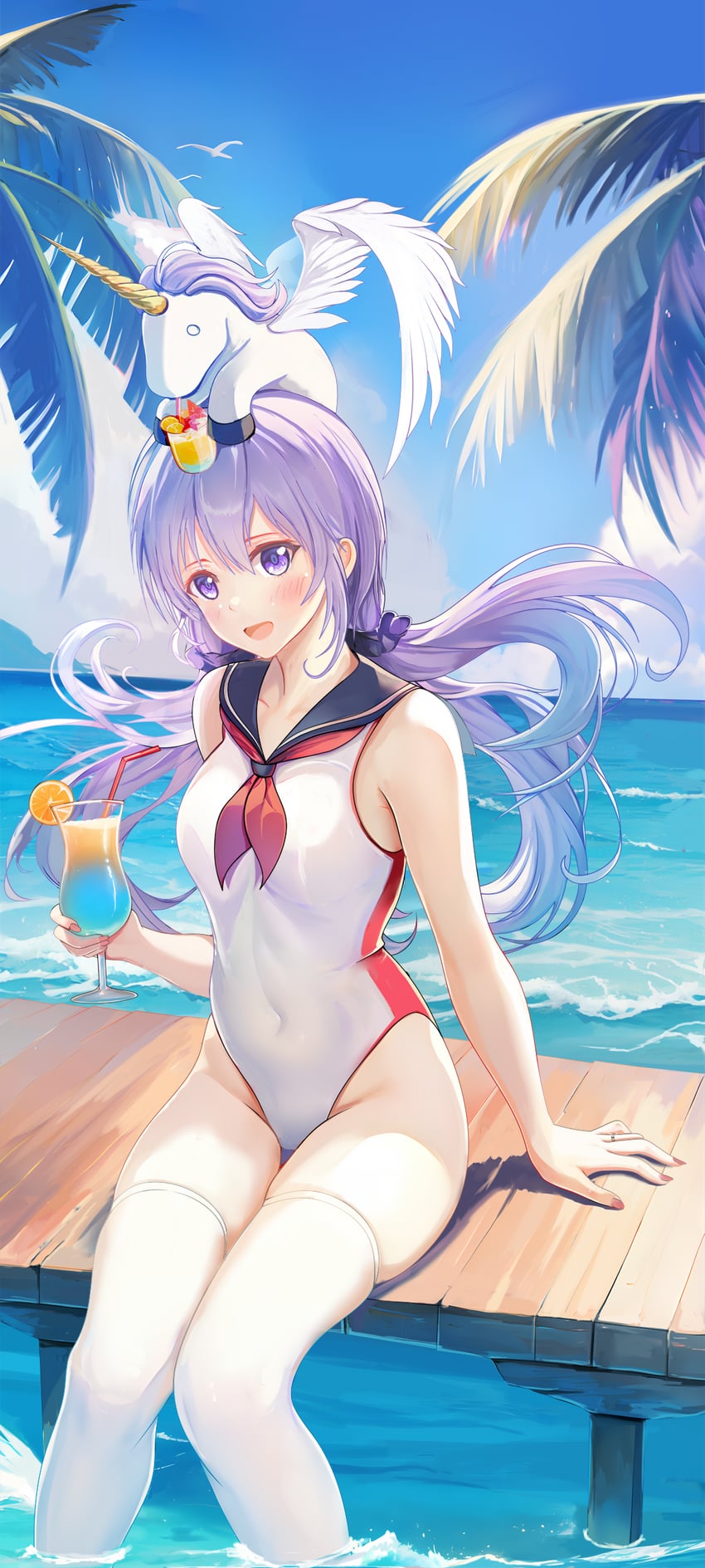 unicorn (azur lane) drawn by e^(in)+1=0