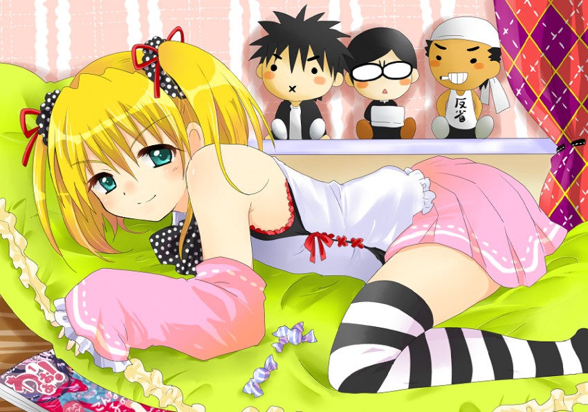 isurugi miina, mariya shirou, sengoku akira, and saji kazuma (eden no ori) drawn by mochizuki_yomogi