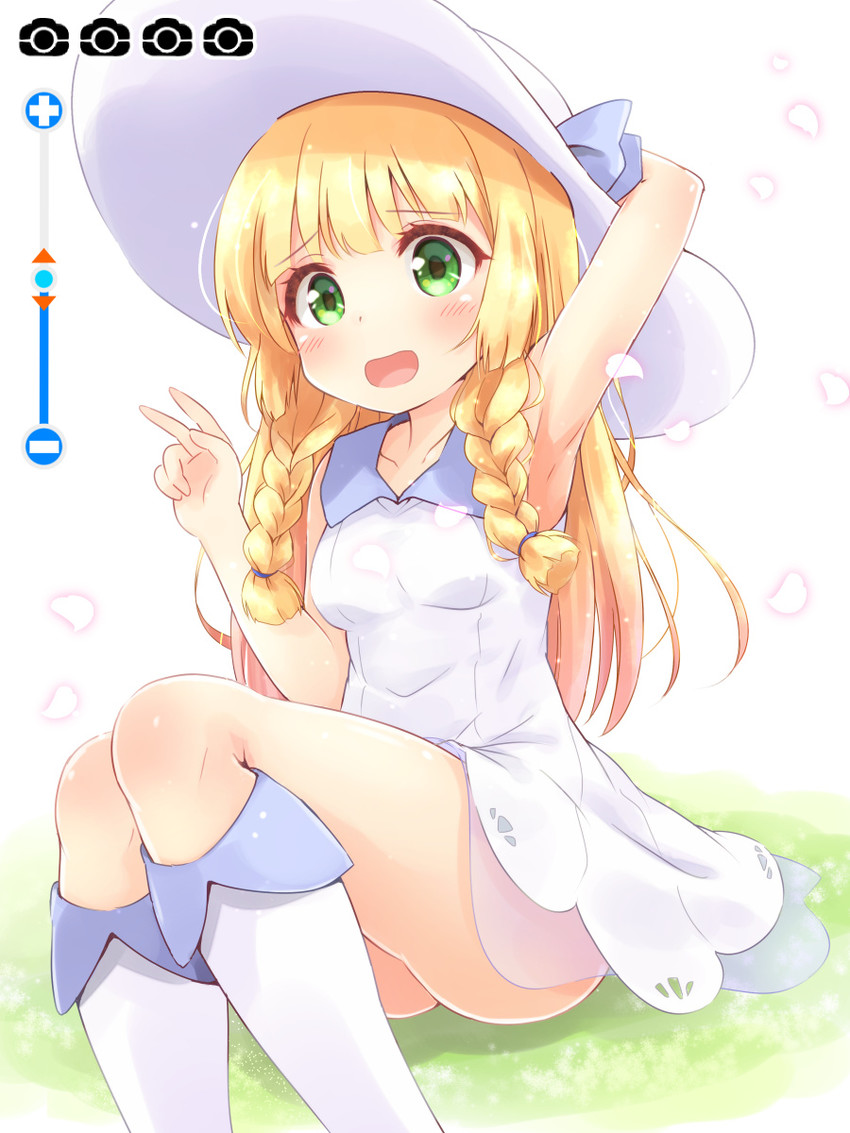lillie (pokemon and 1 more) drawn by ringo_(nanaprin)