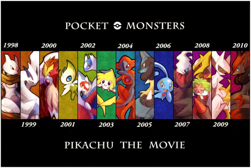 lucario, jirachi, latias, mewtwo, latios, and 10 more (pokemon and 15 more) drawn by kabocha_torute