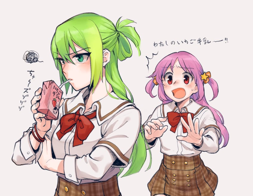 alina gray and misono karin (mahou shoujo madoka magica and 1 more) drawn by itsu_(artist)
