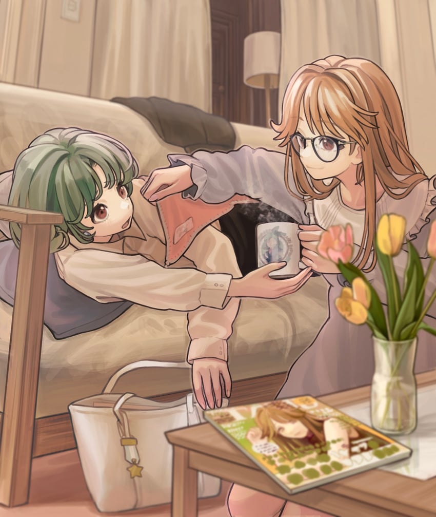 tokugawa matsuri and tenkubashi tomoka (idolmaster and 1 more) drawn by tanupon