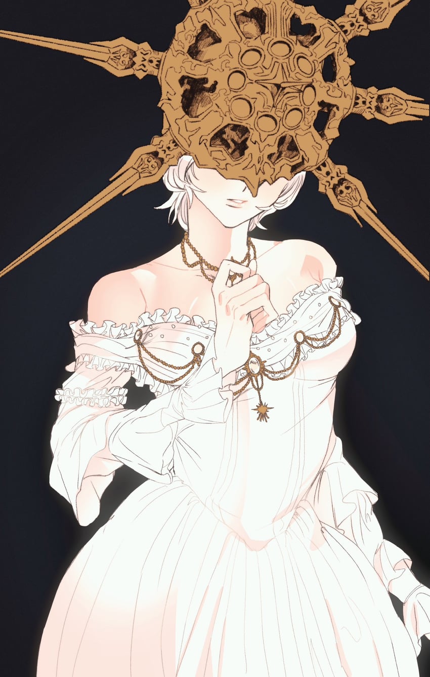 dark sun gwyndolin (dark souls and 1 more) drawn by zunkome