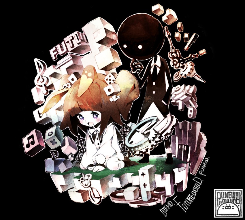 alice and deemo (deemo and 1 more) drawn by punew