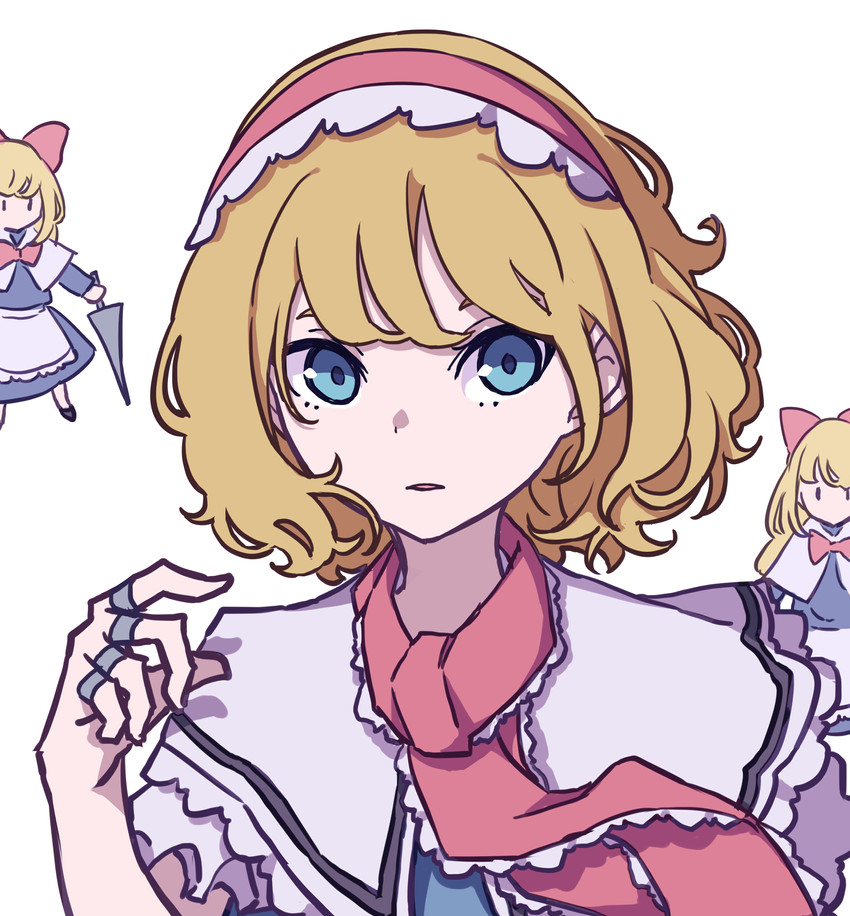 alice margatroid and shanghai doll (touhou) drawn by kame_(kamepan44231)