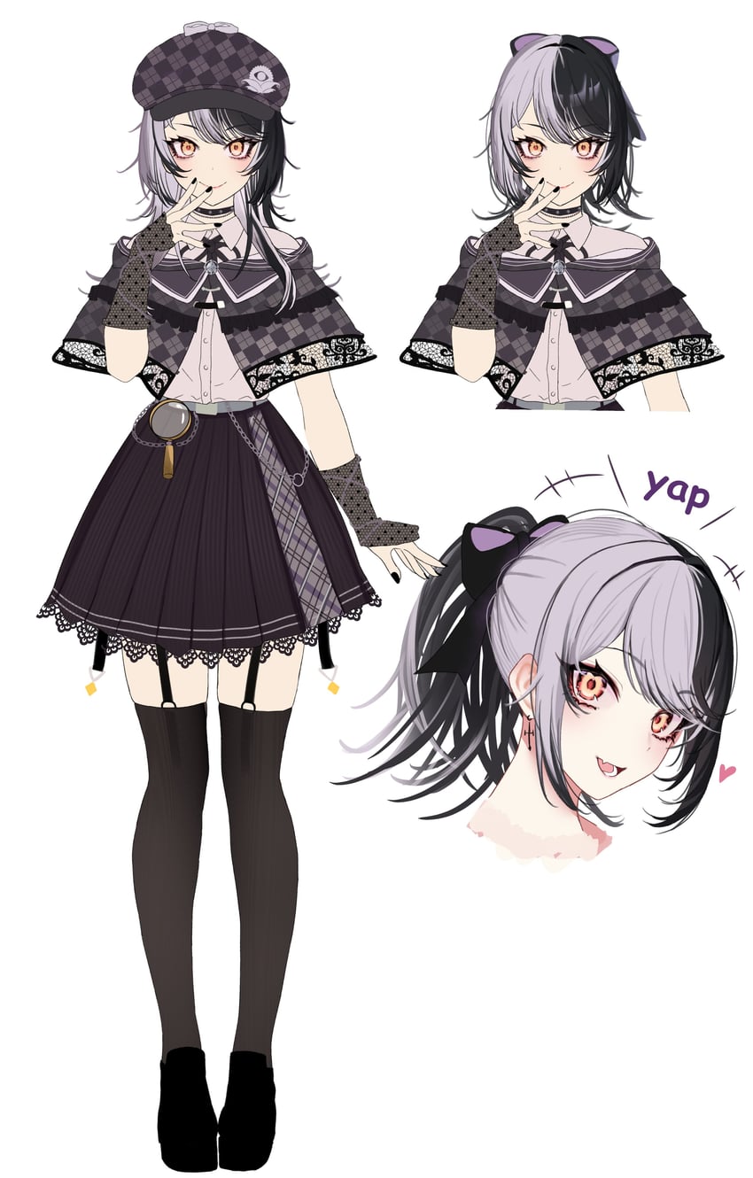 shiori novella (hololive and 1 more) drawn by higeji_(higeji404)