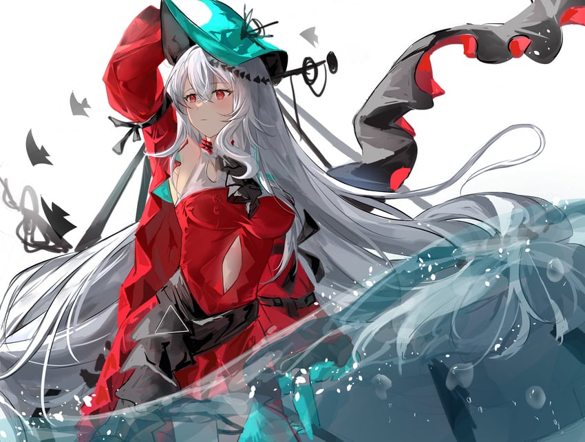 Skadi and skadi the corrupting heart arknights drawn by kkk dami