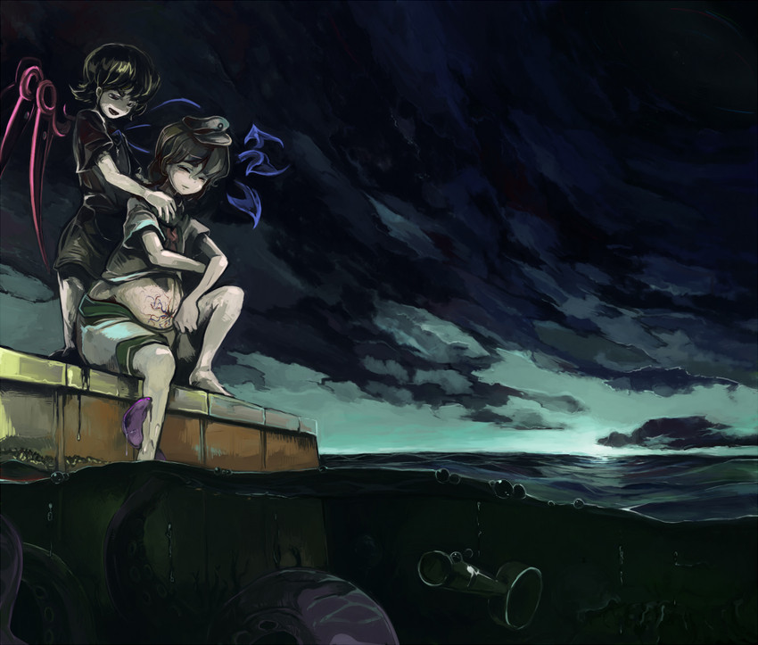 houjuu nue and murasa minamitsu (touhou) drawn by migi_tonari