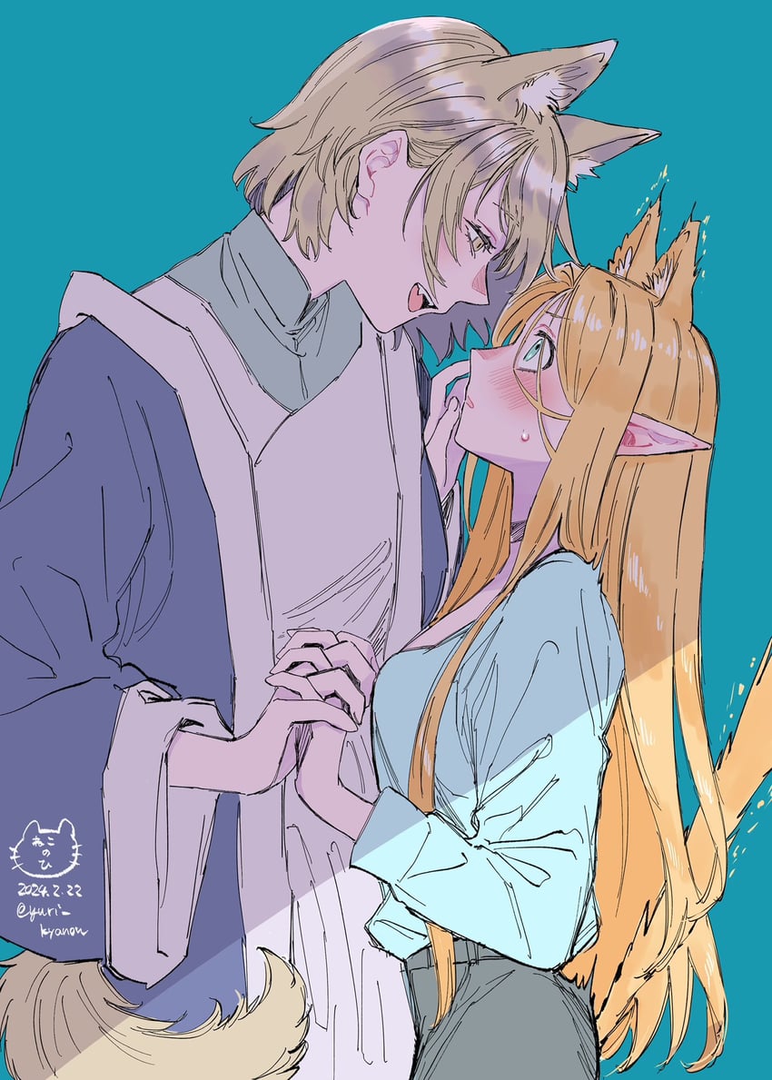 marcille donato and falin touden (dungeon meshi) drawn by yuri_kyanon