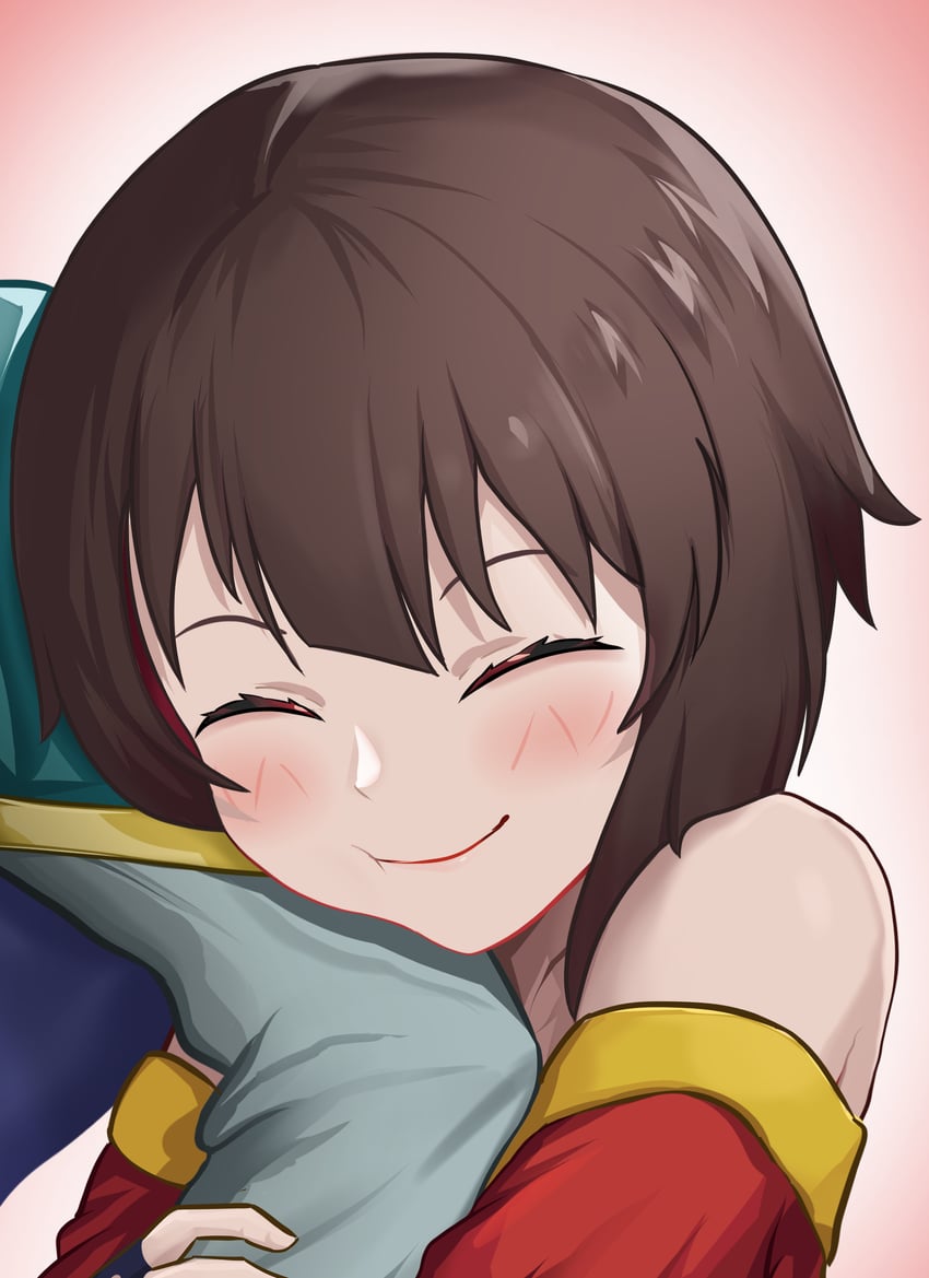 megumin and satou kazuma (kono subarashii sekai ni shukufuku wo!) drawn by lyourika
