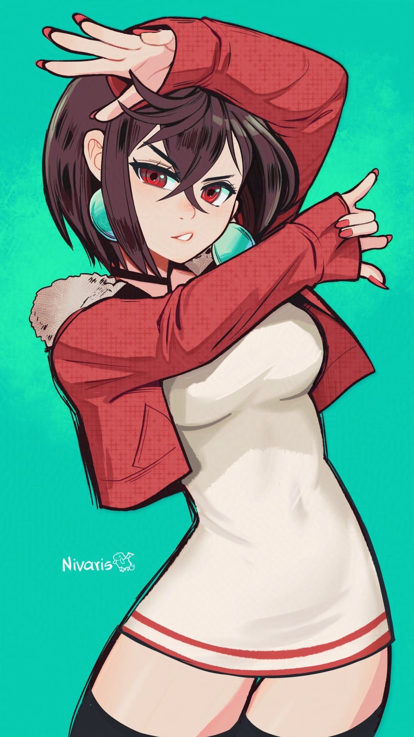 ayase momo (dandadan) drawn by sunset_nivaris