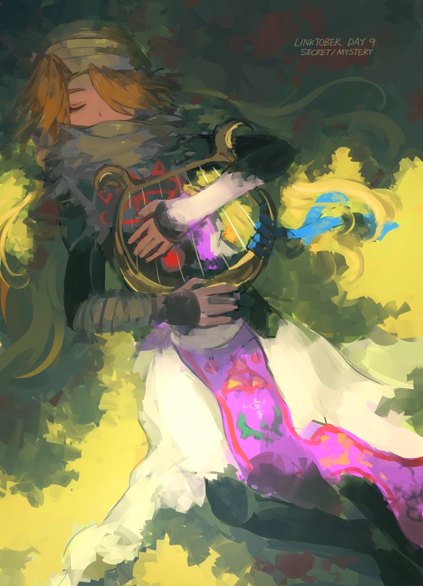 princess zelda and sheik (the legend of zelda and 1 more) drawn by myon_(myonninn)