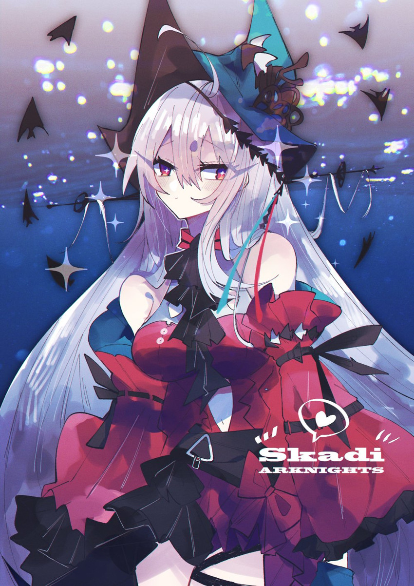 skadi and skadi the corrupting heart (arknights) drawn by niteenet