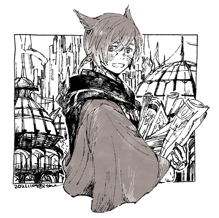 g'raha tia (final fantasy and 1 more) drawn by itowo_(itowc)