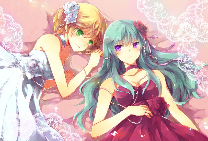 kohinata kanade and hasekura nia (la corda d'oro 3) drawn by rishi_(kurou)