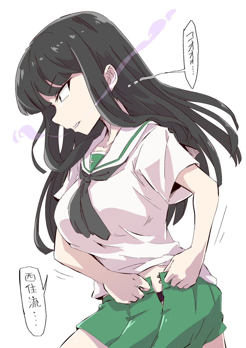 nishizumi shiho (girls und panzer and 1 more) drawn by bob_(you-u-kai)