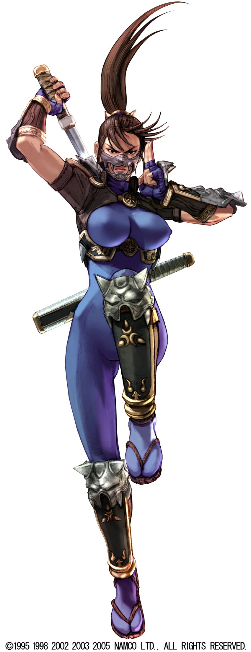 taki (soulcalibur and 1 more) drawn by kawano_takuji