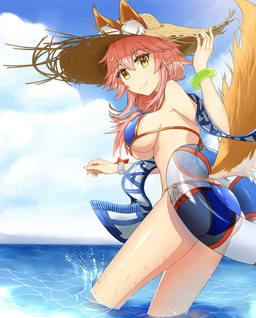 tamamo and tamamo no mae (fate and 1 more) drawn by drums_(zzszsz2333)