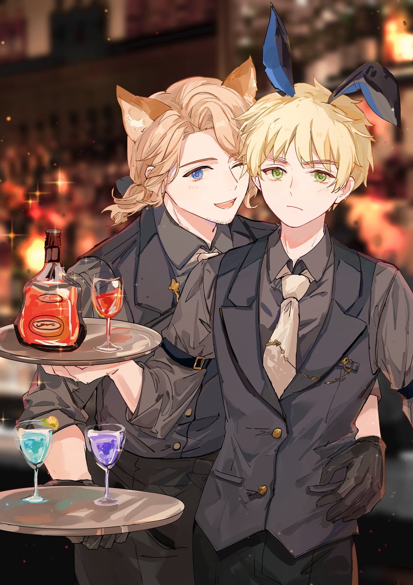 united kingdom and france (axis powers hetalia) drawn by cubed_(houkuaid)
