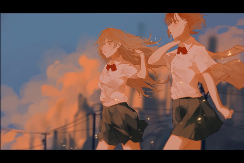 misaka mikoto and shokuhou misaki (toaru majutsu no index and 1 more) drawn by youlili